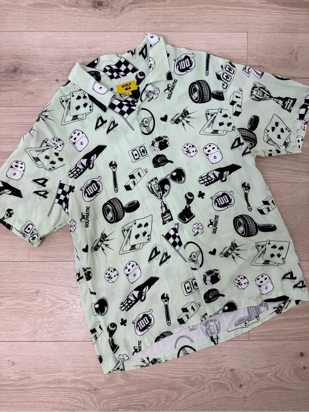 Golf Wang X Tyler Golf Le Fleur +44 Artifacts Rayon Button Up